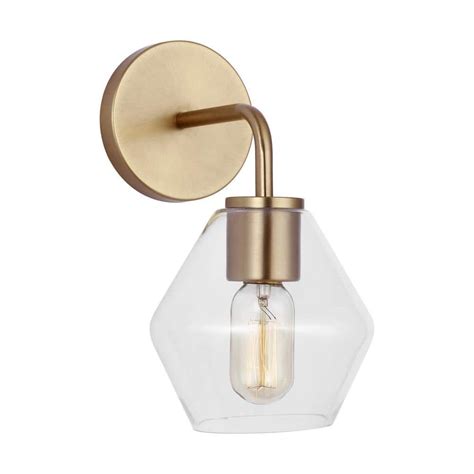 Generation Lighting Jett 6 In 1 Light Satin Brass Transitional Dimmable Indoor Bathroom Vanity