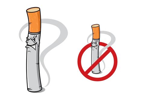 Sign No Smoking With Danger Cigarette 11230647 Vector Art At Vecteezy