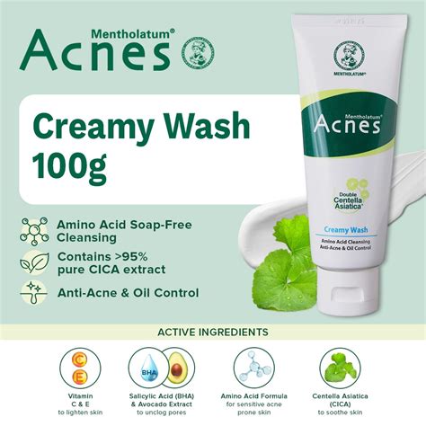 Acnes Creamy Wash 100g Shopee Philippines