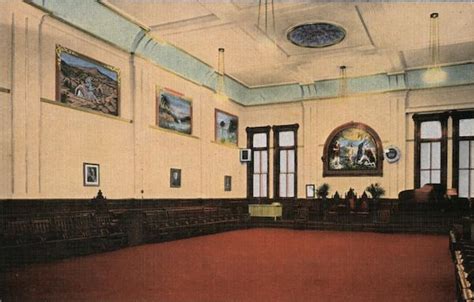 Odd Fellows Hall Interior Denver, CO Postcard