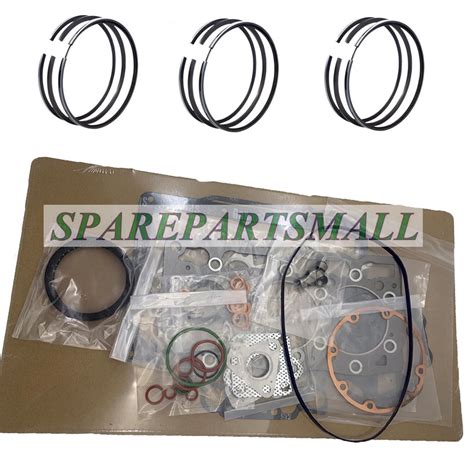 Piston Rings Full Gasket Kit Fit For Mitsubishi K3F Tractor MT20