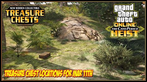 Cayo Perico Treasure Chest Locations For March 11th 2023 GTA 5 Online