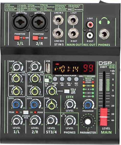 Prodca Audio Mixer Kanal Mischer Individuelle V Phantomspeisung