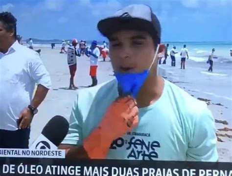 VÍDEO Em praia de PE repórter da Globo evita entrevista após ouvir