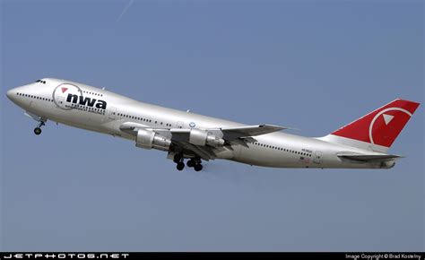 N Us Boeing B Northwest Airlines Brad Kostelny Jetphotos