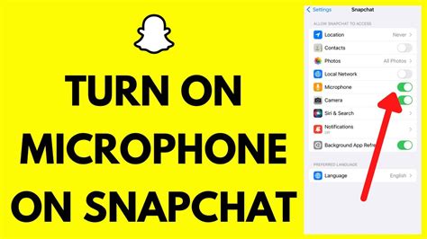 How To Enable Microphone On Snapchat EASY YouTube