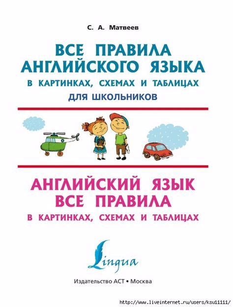 Английский язык. Все правила в картинках, схемах и таблицах 1-4класс ...
