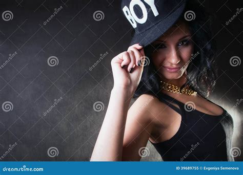 Brunette Swag Girl Stock Image Image Of Fashion Hand 39689755