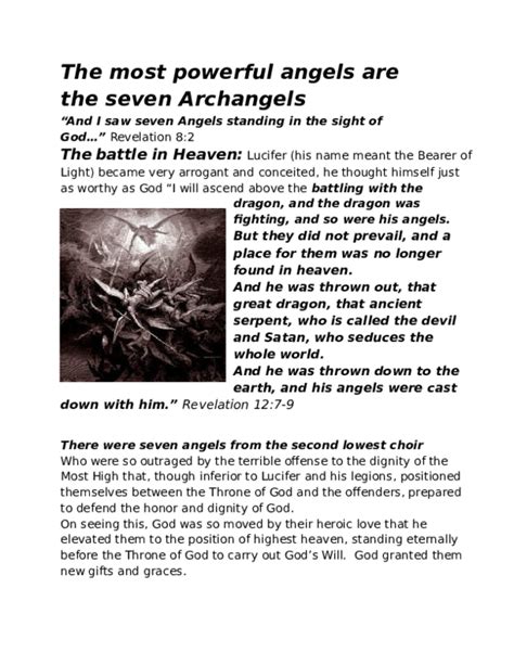 7 Archangels Names And Meanings