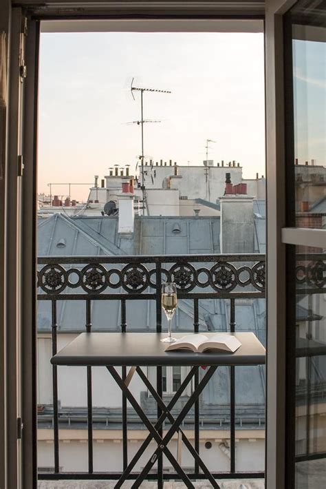 Eiffel Tower Sunset Balcony View. Parisian Balcony by Rebecca Plotnick ...