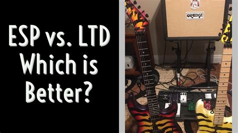 Esp Vs Ltd Which Guitar Is Better For The Price Youtube