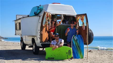 2500 Camper Van Hits The Beach Youtube