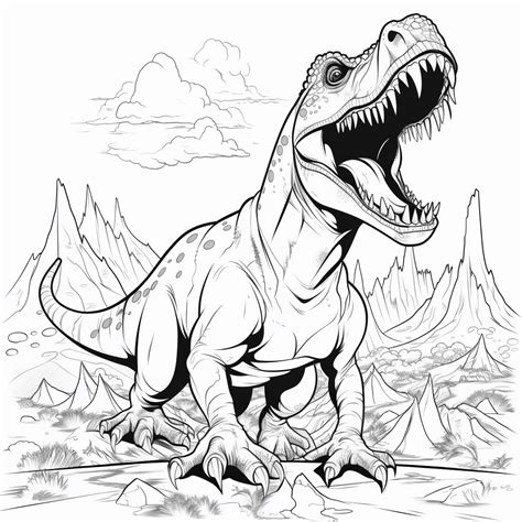 Carcharodontosaurus Happycoloring Net