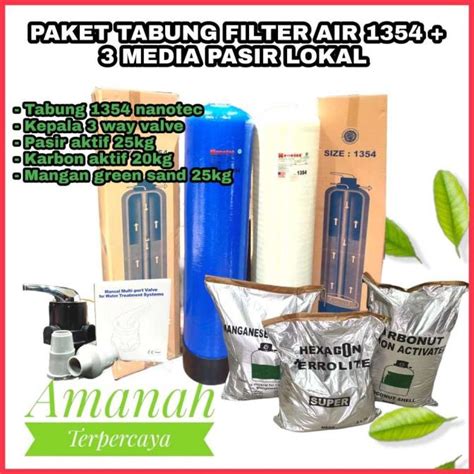 Jual Paket Filter Air Frp Media Pasir Lokal Tabung Nanotec