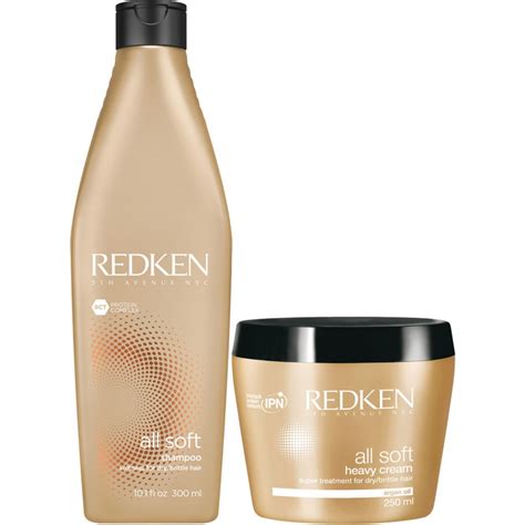 Redken All Soft Set Shampoo 300ml Heavy Cream 250ml