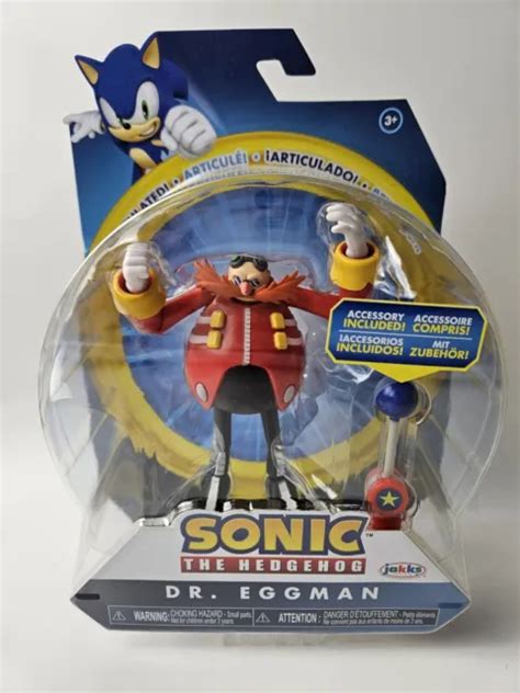 Jakks Pacific Articulated Sonic The Hedgehog Dr Eggman Action Figure