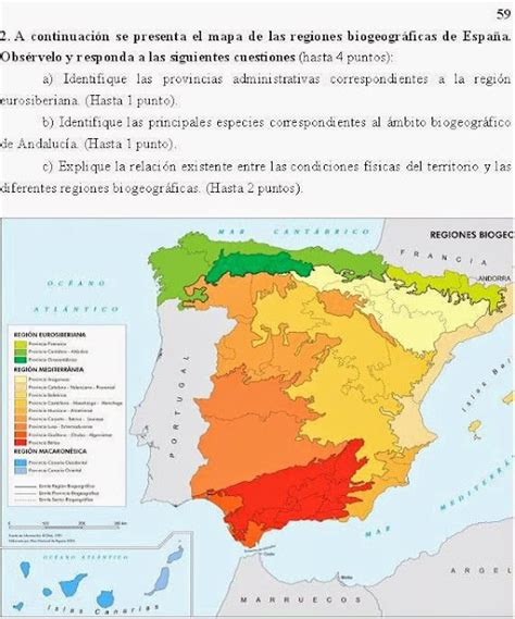 Los ojos de Menardo Ejercicio 59 Mapa de las regiones biogeográficas