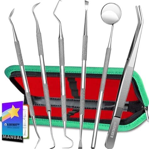 Amazon Dental Hygiene Tool Set Stainless Steel Dental Tooth Pick