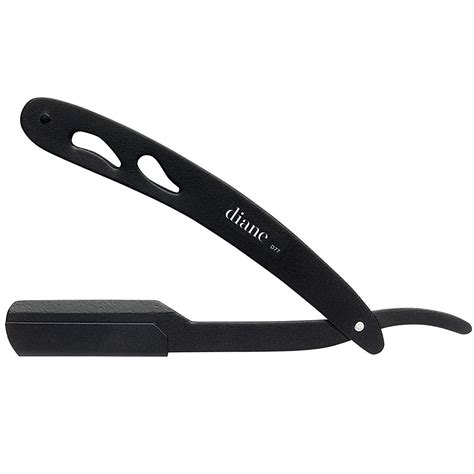 Diane Deluxe Stainless Steel Straight Razor D77 Shaving Razor Black