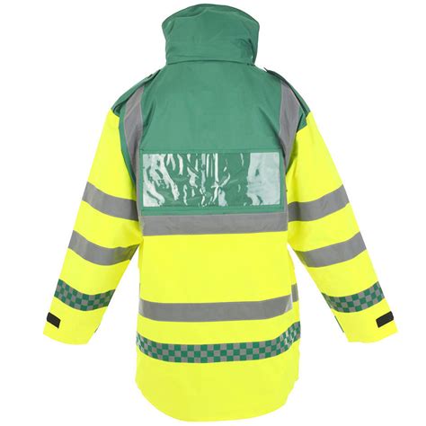 Parka Jacket Plain No Badge Hi Vis Paramedic Coat Brook Hi Vis