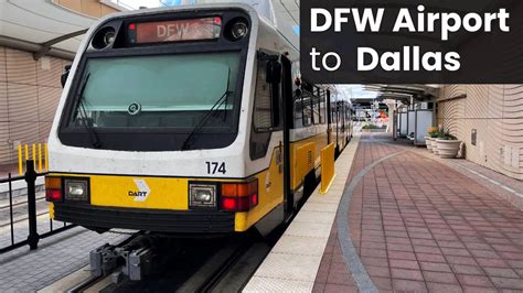 Dallas DART Rail Orange Line DFW Airport To Downtown Dallas Kinki