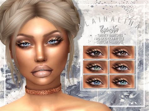 Alainalina Eyes No Sims Custom Content Eye Contacts Hq Realistic