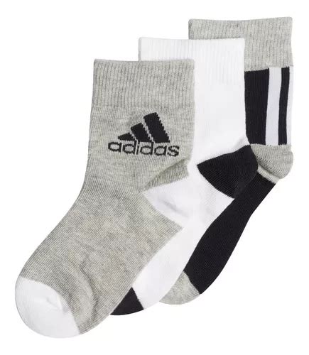 Calcetas Adidas Unisex Tobilleros Blanco Pares Ed Env O Gratis