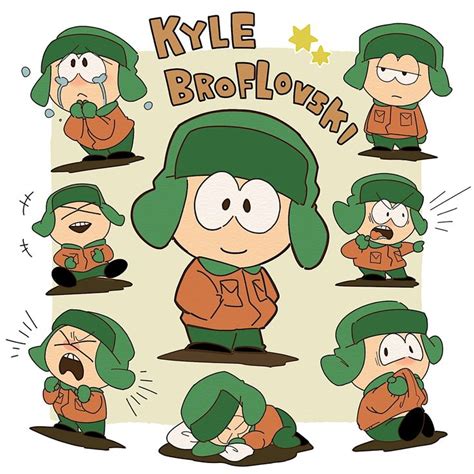 kyle broflovski | Kyle south park, South park characters, Style south park