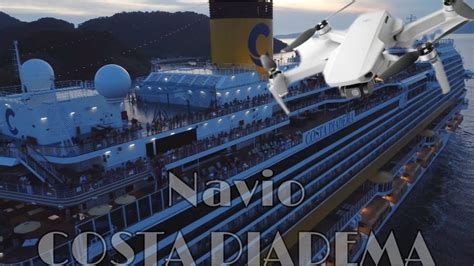 Navio Costa Diadema Saindo De Santos Youtube