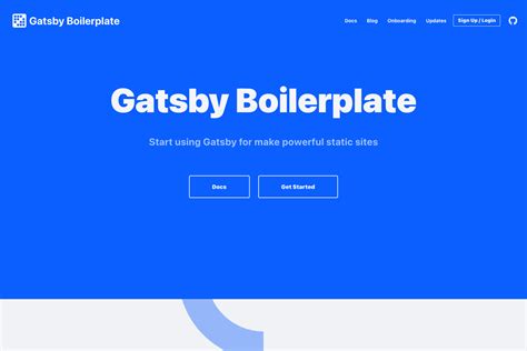 Gatsbyjs Boilerplate