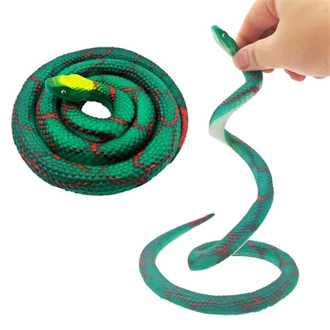 Esaierr Kids Toys Plastic Snakes Toys Realistic Rubber Snakes Snake