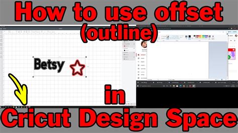 How To Use Offset Outline In Cricut Design Space YouTube