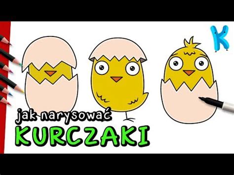 Jak Narysować Kurczaki w skorupkach Kolorowanie YouTube