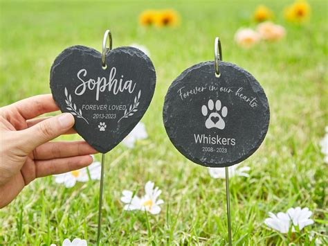 Custom Pet Memorial Garden Stone,personalized Pet Memorial Stone for ...