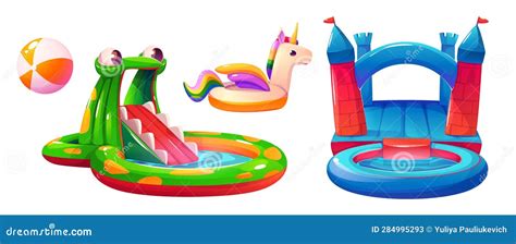 Aquapark Water Slide Vector Icon Illustration Cartoondealer