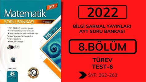 Bilgi Sarmal Matematik Ayt Soru Bankas T Rev Syf