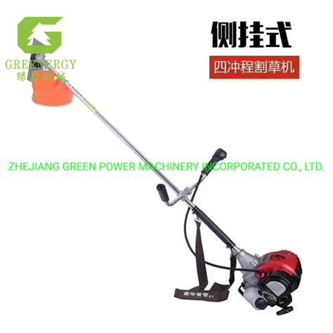 Green Power Gasoline Brush Cutter With Gx35 4 Stroke Engine Garden