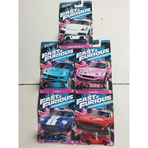 Hot Wheels Fast Furious Women Of Fast Porsche Cayman GT Mazda Rx Honda S Ford GT