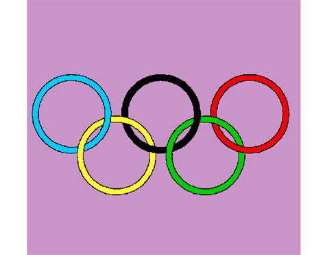 Dibujo De Los Aros Olimpicos Pintado Por Minnieguay En Dibujos Net El