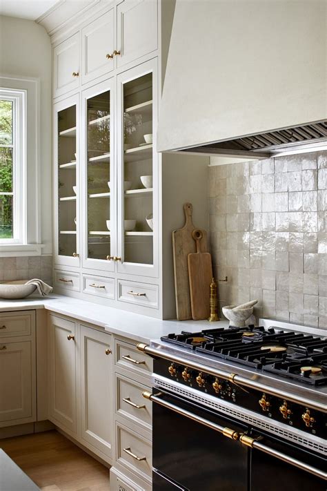 English Kitchen White Kitchen Custom Tile Timeless Kitchen European