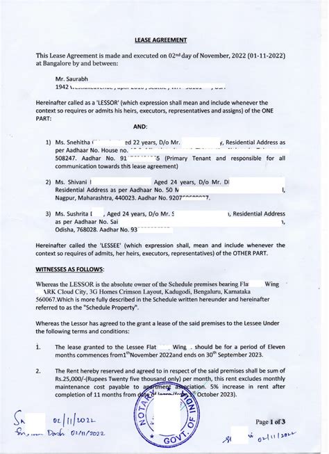 What Are The Stamp Duty And Registration Charges For Rental Agreement