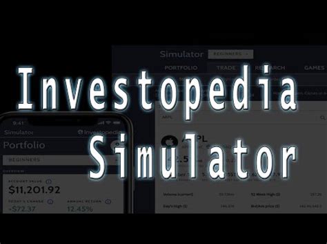 Investopedia Simulator Paper Trading Stocks ETFs Options YouTube