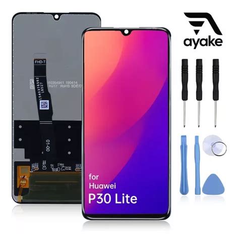 Pantalla Completa Táctil Lcd Huawei P30 Lite Mar lx3a Negro Envío gratis