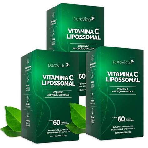 Vitamina C Lipossomal Puravida C Psulas Mg Unid Vitaminas