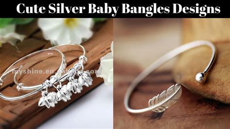 Beautiful Silver Baby Bangles New Bracelet Jewellery Designs