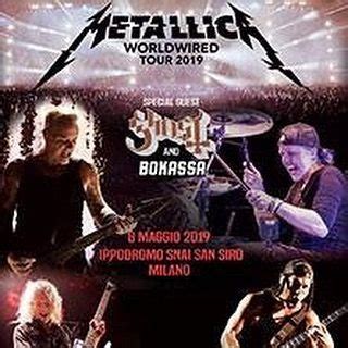 BIGLIETTI IN VENDITA Da 28 09 TKTPOINT METALLICA In WorldWired Tour