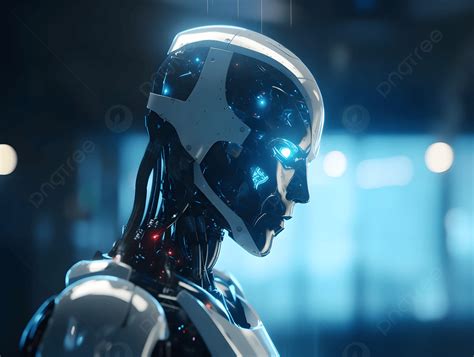 Artificial Intelligence Robot High Technology Network Information