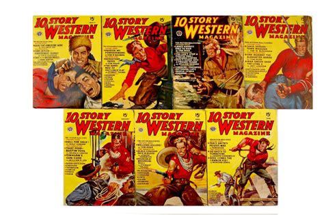 Hake S “10 Story Western Magazine” Pulp Lot