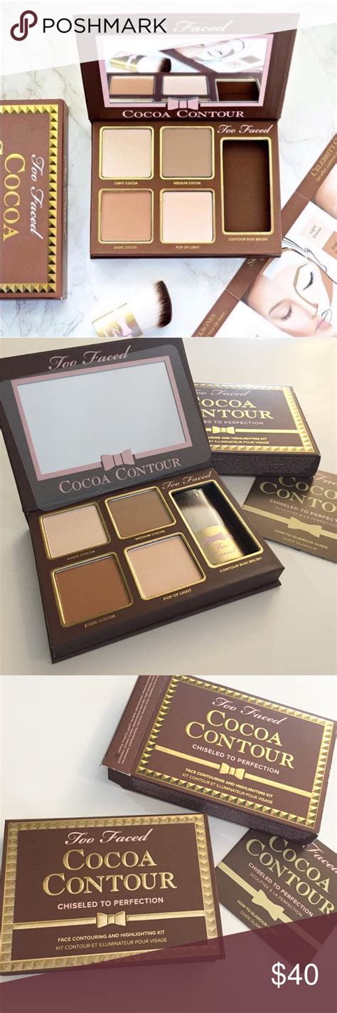 Too Faced Cocoa Contour Palette Light To Medium Cocoa Contour