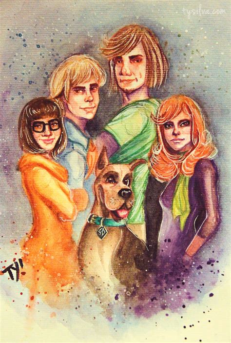 Scooby Doo Gang By Tysilva On Deviantart